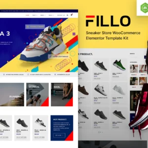 Fillo – Template kit Elementor pour boutique de chaussures